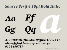 Source Serif 4 18pt