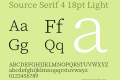 Source Serif 4 18pt