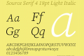 Source Serif 4 18pt