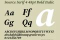 Source Serif 4 48pt