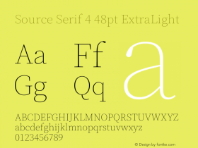 Source Serif 4 48pt