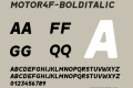 Motor4F-BoldItalic