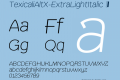 TexicaliAltX-ExtraLightItalic