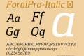 ForalPro-Italic