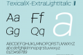 TexicaliX-ExtraLightItalic