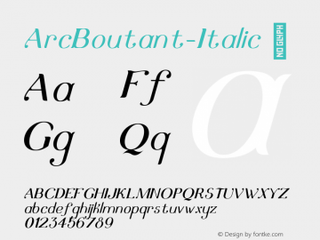 ArcBoutant-Italic