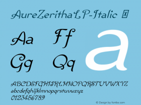 AureZerithaLP-Italic