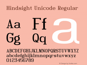 Hindsight Unicode