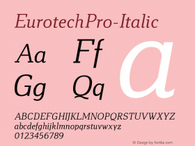 EurotechPro-Italic