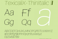 TexicaliX-ThinItalic