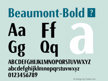 Beaumont otf 400 Font Family Search Fontke For Mobile