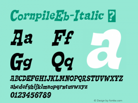 CornpileEb-Italic