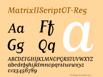 MatrixIIScriptOT-Reg