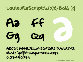 LouisvilleScriptWXX-Bold