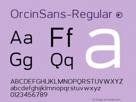 OrcinSans-Regular