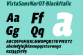 VistaSansNarOT-BlackItalic