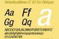 HelveticaNeue LT 57 Cn