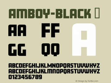 Amboy-Black