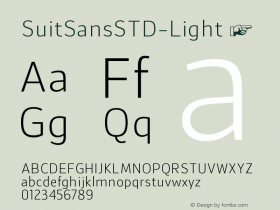 SuitSansSTD-Light