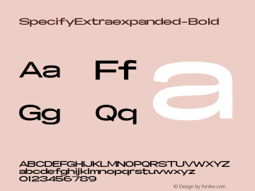 SpecifyExtraexpanded-Bold
