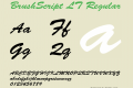 BrushScript LT