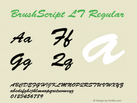 BrushScript LT