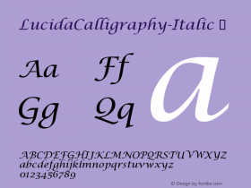 LucidaCalligraphy-Italic