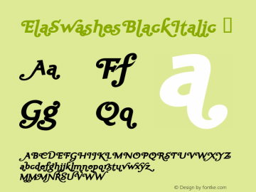 ElaSwashesBlackItalic