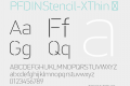 PFDINStencil-XThin