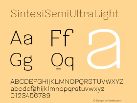 SintesiSemiUltraLight