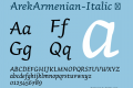 ArekArmenian-Italic