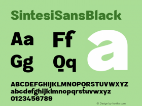 SintesiSansBlack