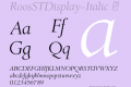 RoosSTDisplay-Italic