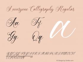 Luxuryone Calligraphy