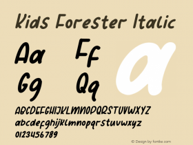 Kids Forester