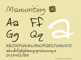 Manwriting