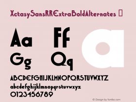 XctasySansRRExtraBoldAlternates