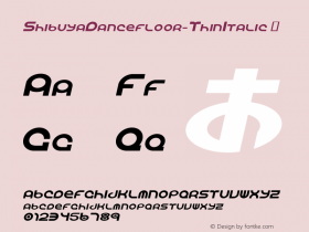 ShibuyaDancefloor-ThinItalic