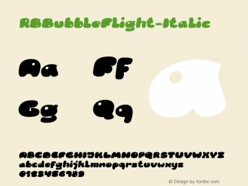 RBBubbleFlight-Italic