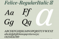 Felice-RegularItalic