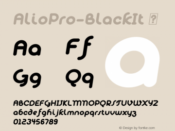 AlioPro-BlackIt