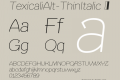 TexicaliAlt-ThinItalic