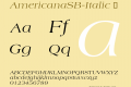 AmericanaSB-Italic