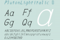 PlutonLightitalic