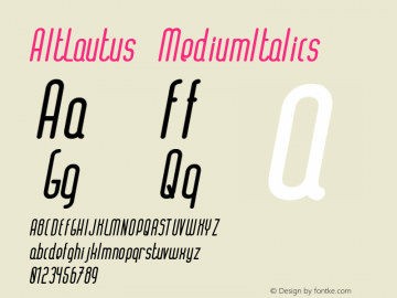 AltLautus-MediumItalics