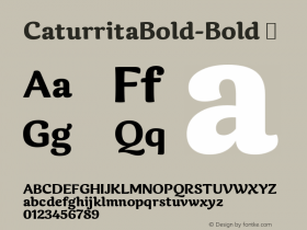 CaturritaBold-Bold