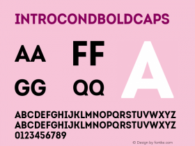 IntroCondBoldCaps