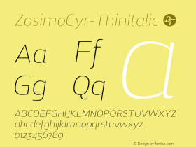 ZosimoCyr-ThinItalic