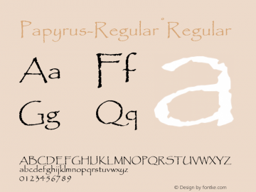 Papyrus-Regular