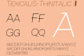 TexicaliS-ThinItalic